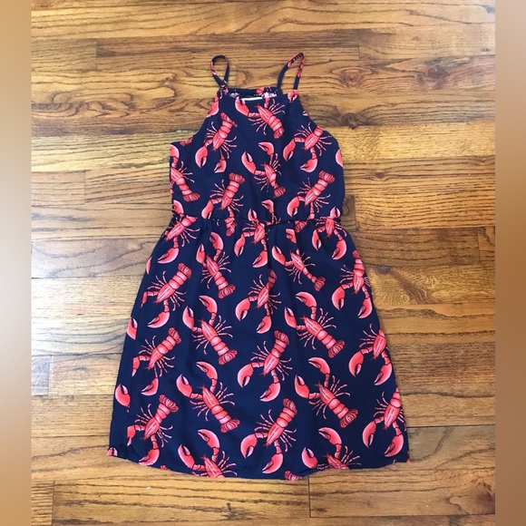 Old Navy Other - Girls Old Navy Crawfish Themed Dress NWOT
Waist Spaghetti Straps 
Small Rayon